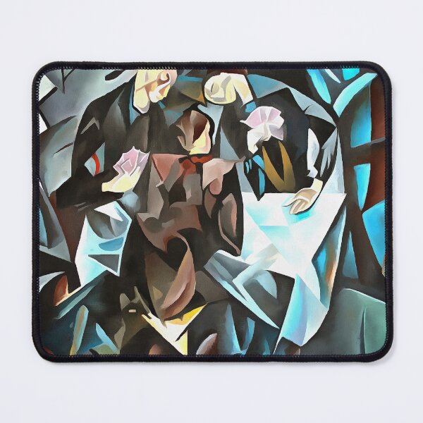 Item preview, Three Men Playing Cards  Geometric Art After Rockline designed and sold by taiche.