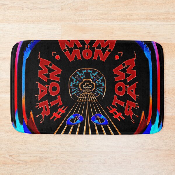Item preview, PLAY GUITAR NOT WAR  - GEOMETRIC ABSTRACT MUSIC PEACE & LOVE SLOGAN. designed and sold by Ralek.
