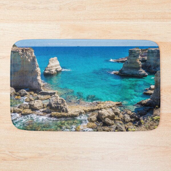 Item preview, Stunning Turquoise Sea and Cliffs of Puglia, Italy designed and sold by salarkoshop.