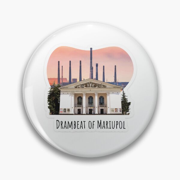 Item preview, Drambeat of Mariupol Sticker designed and sold by zefirdsgn.