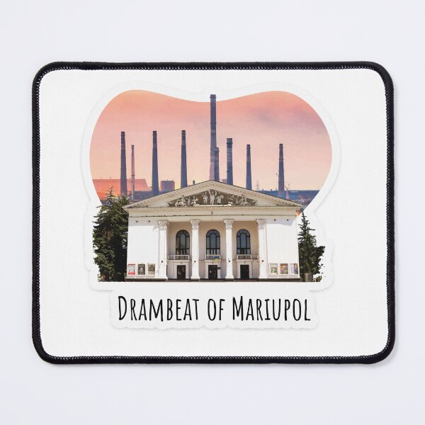 Item preview, Drambeat of Mariupol Sticker designed and sold by zefirdsgn.