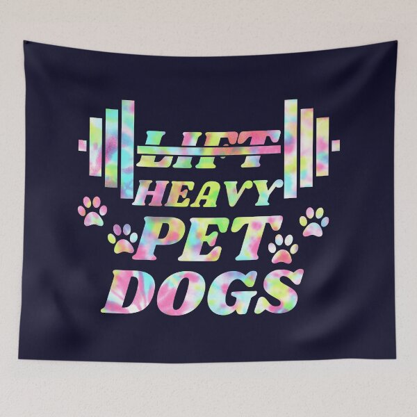Item preview, Lift Heavy Pet Dogs Funny Gym Workout designed and sold by SunfullyYours.
