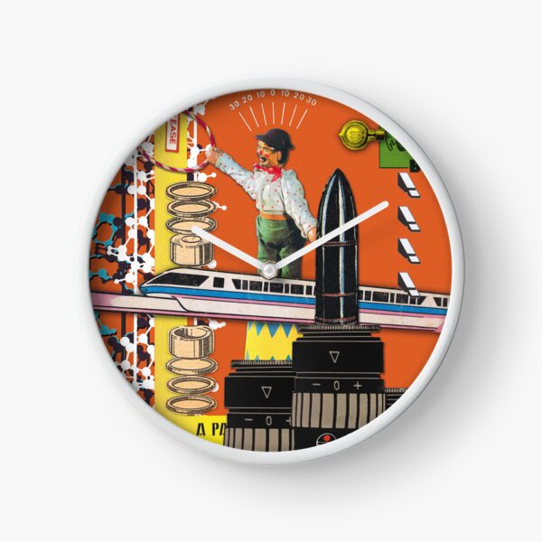 Untitled. [Phigment Pop Art Collage] Clock