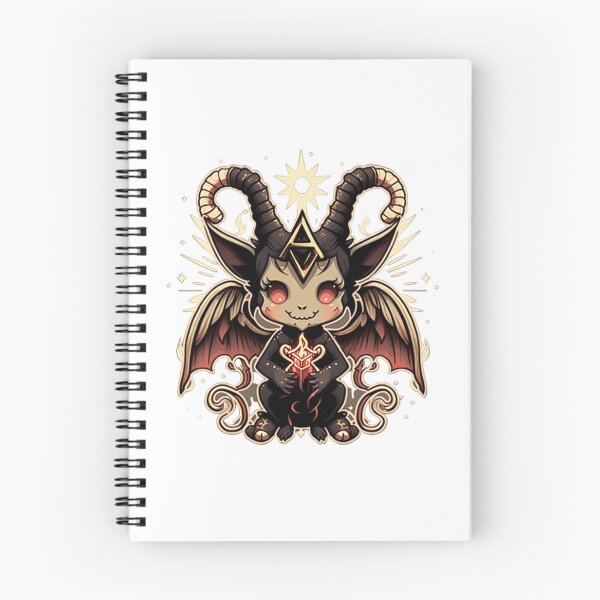 Item preview, Cute Baphomet Cartoon | Digital Art | Baphomet Art | Baby Baphomet Art designed and sold by cutesykreations.