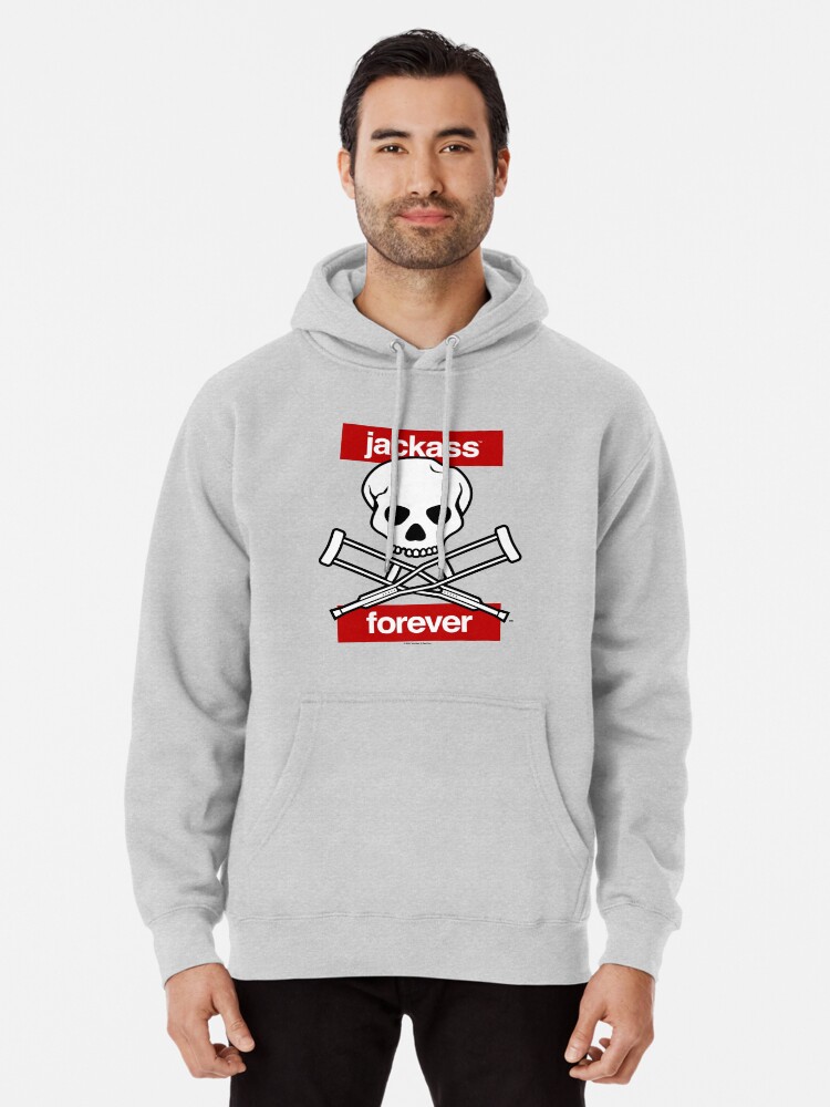 Jackass Forever Classic Skull And Crutches Logo