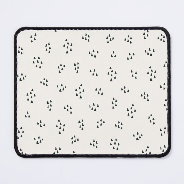 Item preview, Mini charcoal triangles on an ecru background designed and sold by cezidesign.