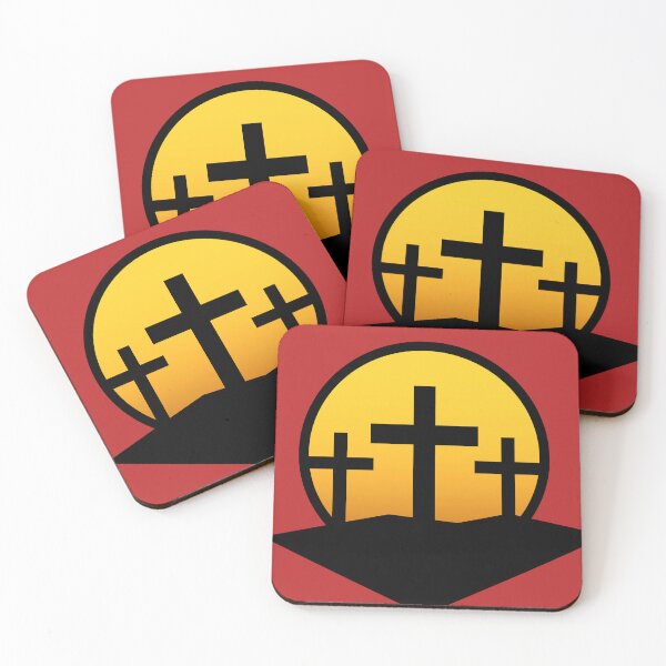 Item preview, Calvary Hill Crosses Stickers/Bags designed and sold by MysticKitsch.