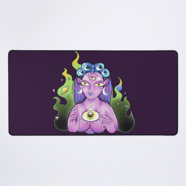 Item preview, Trippy Purple Alien Space Lady  designed and sold by Geedenka.