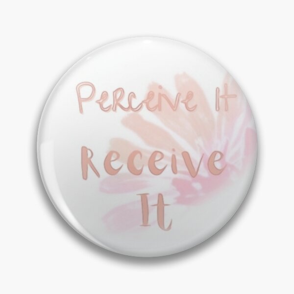 Item preview, Perceive it Receive it Hope Pink Daisy  designed and sold by IvaRenee.