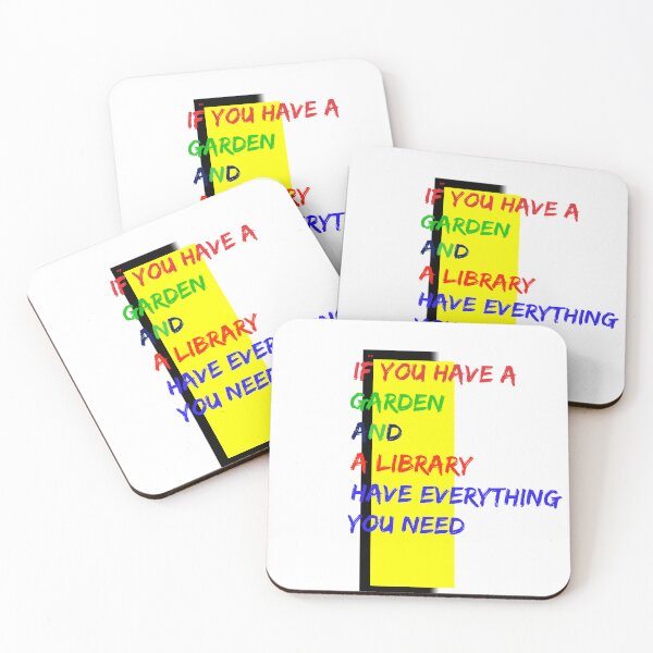 Item preview, IF YOU HAVE A GARDEN AND A LIBRARY HAVE EVERYTHING YOU NEED designed and sold by URSAPPREAL.