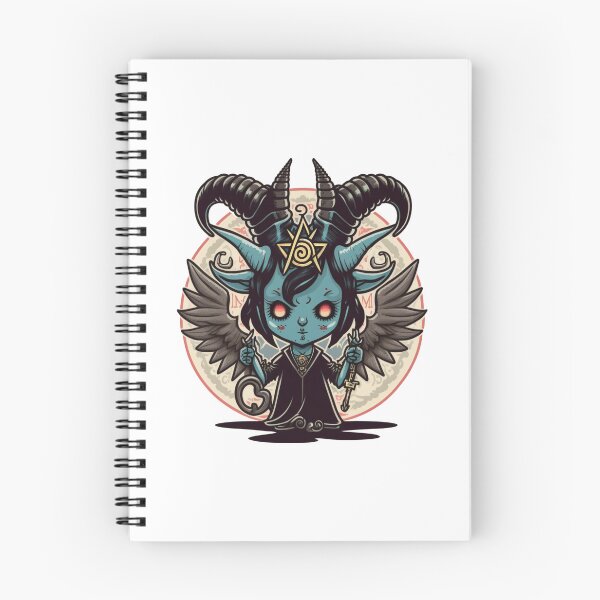 Item preview, Cute Femme Baphomet Cartoon | Digital Art | Baphomet Art | Baby Baphomet Art designed and sold by cutesykreations.