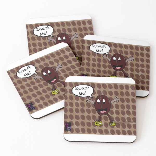 Item preview, coffee bean Roast me! designed and sold by Twisted Doodles.