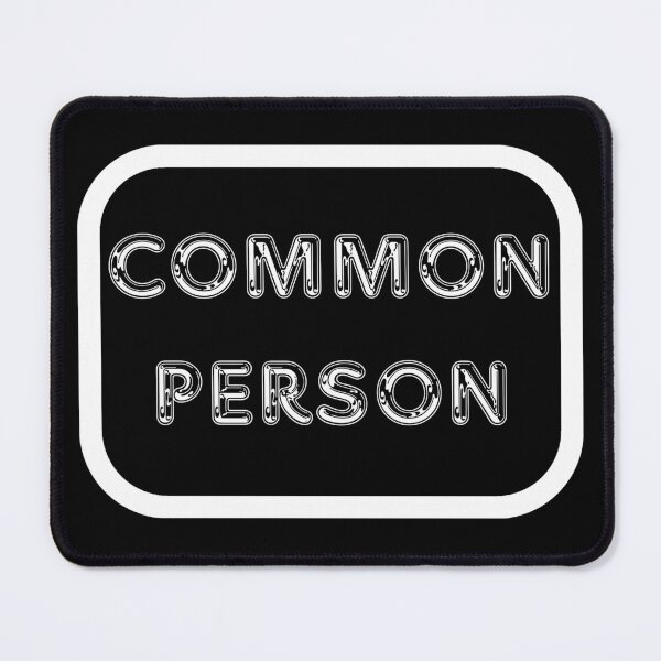 Item preview, Common Person 90s white Britpop english indie design designed and sold by ModSupporters.