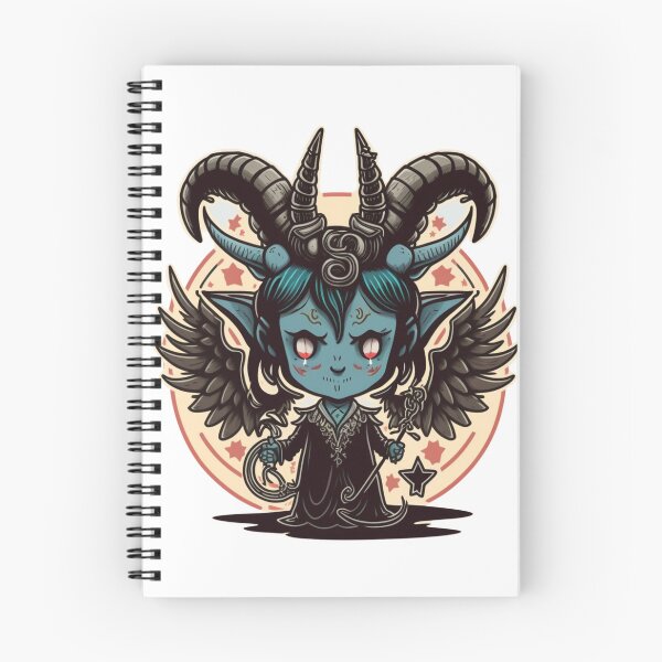 Item preview, Cute Femme Baphomet Cartoon | Digital Art | Baphomet Art | Baby Baphomet Art designed and sold by cutesykreations.