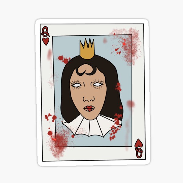 Queen of Hearts Sticker