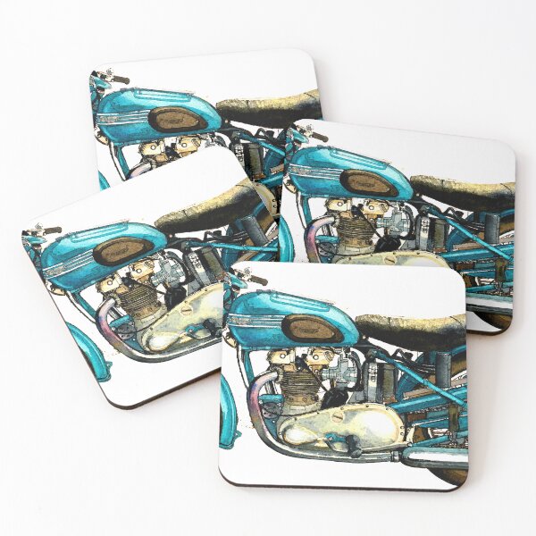 Item preview, Blue Motorcycle designed and sold by JohnLowerson.