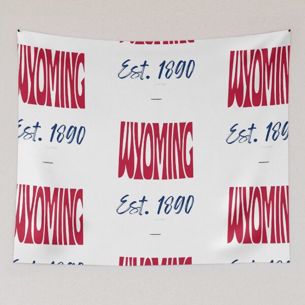 Item preview, Wyoming Established 1890 designed and sold by Twisted-Teeze.