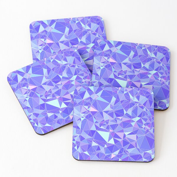 Item preview, Blue geometric pattern, polygonal pattern designed and sold by Aminesnip.
