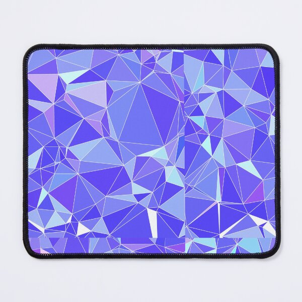 Item preview, Blue geometric pattern, polygonal pattern designed and sold by Aminesnip.
