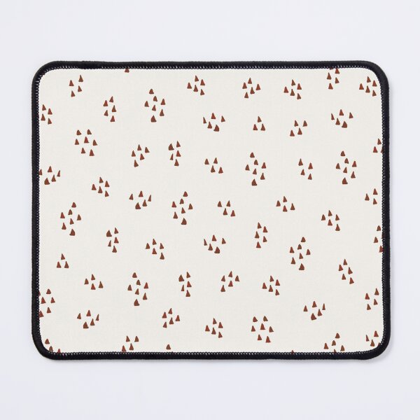 Item preview, Mini brick color triangles on ecru background designed and sold by cezidesign.