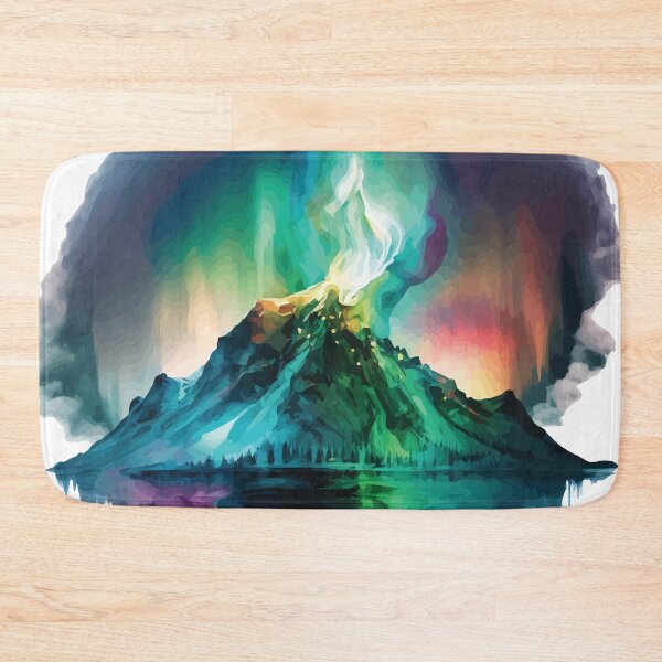 Item preview, An Aurora Borealis Over a Mountain - Wanderlust Traveler designed and sold by GVRDesign.