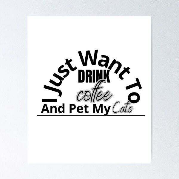 Item preview, All i need is cats and caffeine, Funny cat Momy shirt, Funny coffee shirt designed and sold by Alaminee.