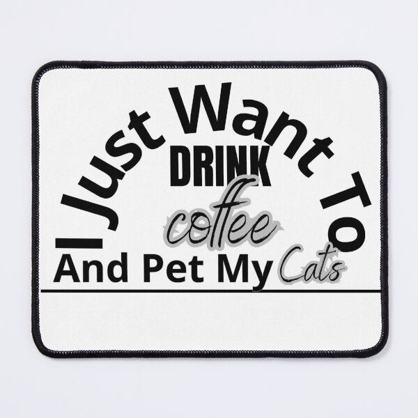 Item preview, All i need is cats and caffeine, Funny cat Momy shirt, Funny coffee shirt designed and sold by Alaminee.