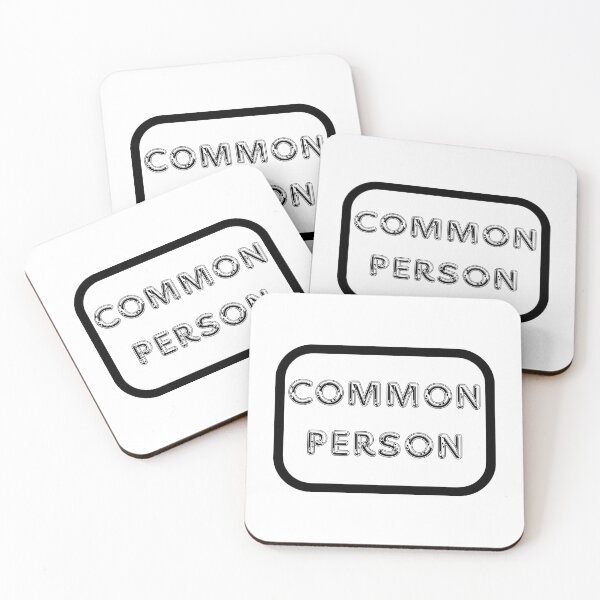 Item preview, Common Person 90s black Britpop english indie design designed and sold by ModSupporters.