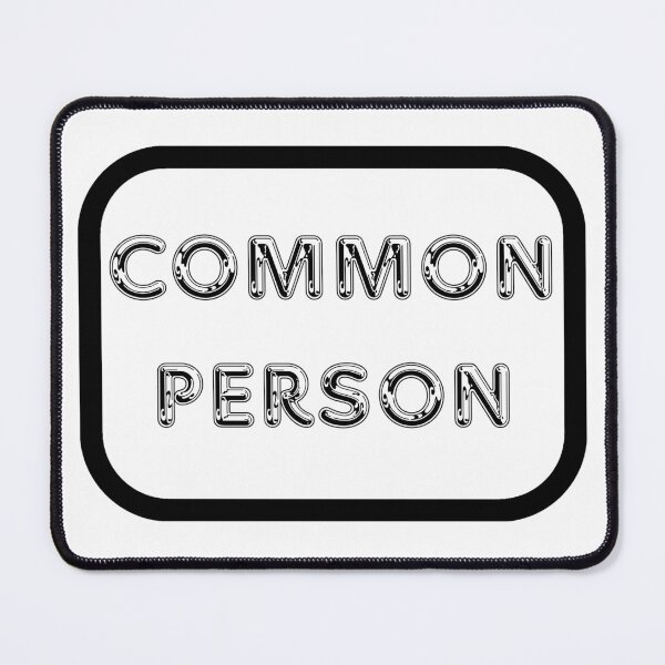 Item preview, Common Person 90s black Britpop english indie design designed and sold by ModSupporters.
