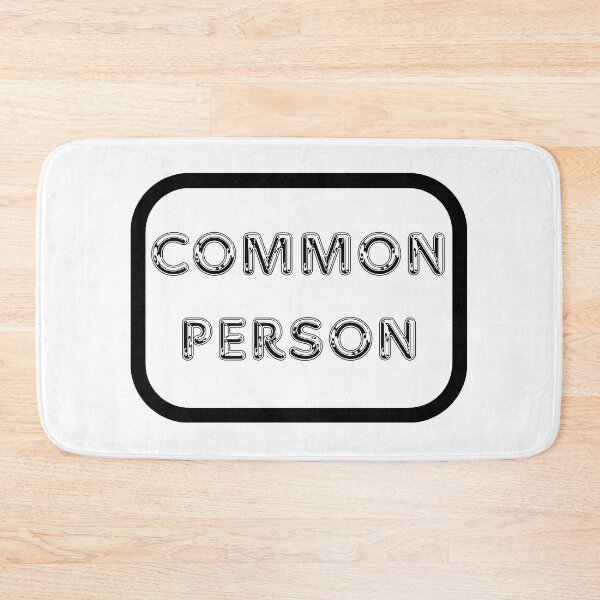 Artikelvorschau, Common Person 90er schwarz Britpop englisches Indie-Design entworfen und verkauft von ModSupporters.