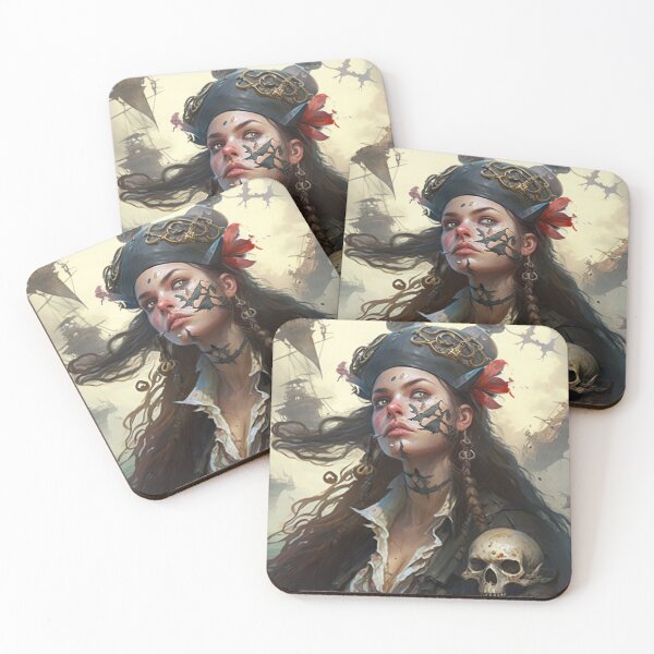 Item preview, woman pirate designed and sold by jaquelinedejff.