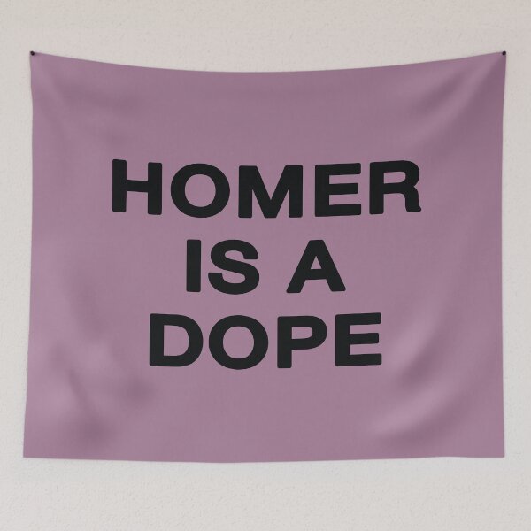 Item preview, Homer is a Dope designed and sold by REALsaintpetty.