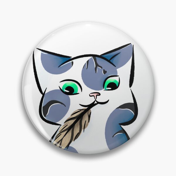 Item preview, Cat and feather  designed and sold by Yama-inu.