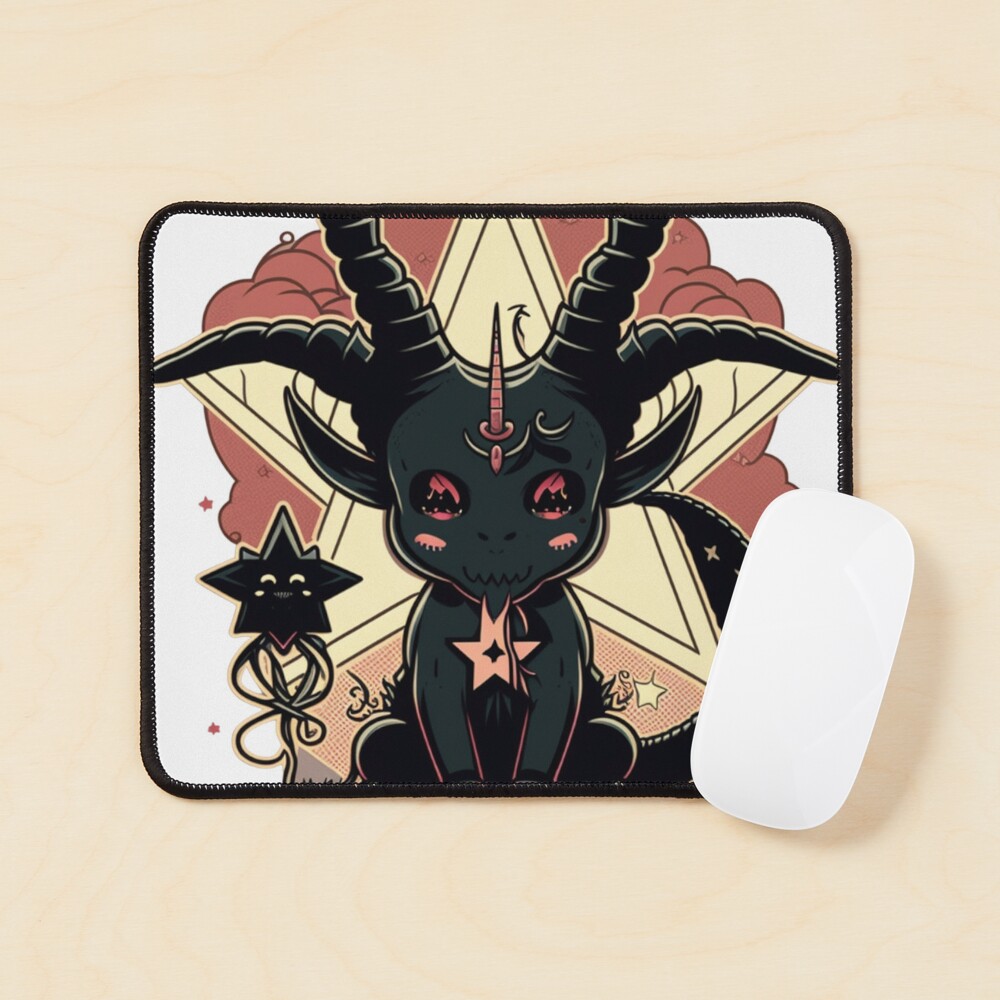 Baby Baphomet Car Magnet - 5" Pastel Artwork Flexible Vinyl Bumper Sticker