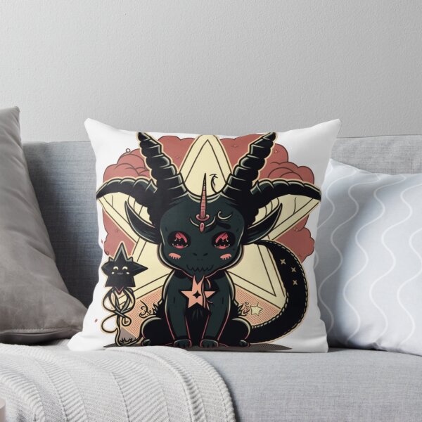 Artikelvorschau, Niedlicher Baphomet-Cartoon | Digitale Kunst | Baphomet-Kunst | Baby-Baphomet-Kunst entworfen und verkauft von cutesykreations.