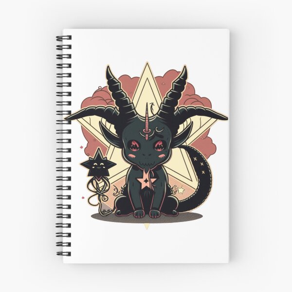Item preview, Cute Baphomet Cartoon | Digital Art | Baphomet Art | Baby Baphomet Art designed and sold by cutesykreations.