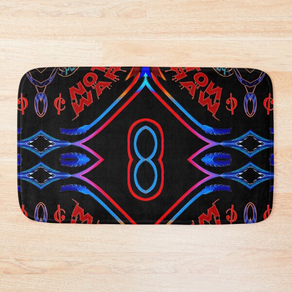 Item preview, PLAY GUITAR NOT WAR  - GEOMETRIC ABSTRACT MUSIC PEACE & LOVE SLOGAN. designed and sold by Ralek.