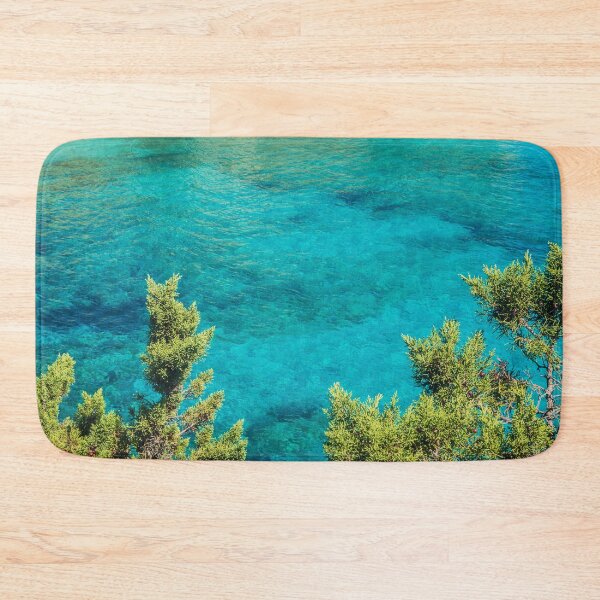 Item preview, Turquoise Sea, Cliffs and Green Trees. Puglia, Italy designed and sold by salarkoshop.