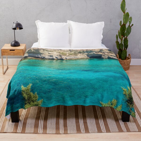 Item preview, Turquoise Sea, Cliffs and Green Trees. Puglia, Italy designed and sold by salarkoshop.