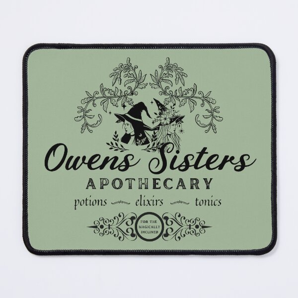 Item preview, Practical Magic Owens Sisters Apothecary Black Text designed and sold by dealchica.