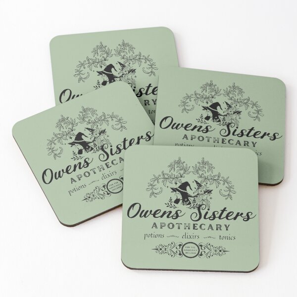 Item preview, Practical Magic Owens Sisters Apothecary Black Text designed and sold by dealchica.