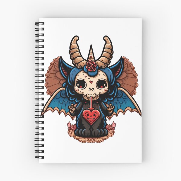 Item preview, Cute Baphomet Cartoon | Digital Art | Baphomet Art | Baby Baphomet Art designed and sold by cutesykreations.