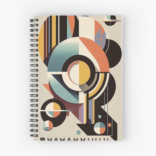Item preview, retro futuristic bauhaus poster designed and sold by GILRIGHI63.