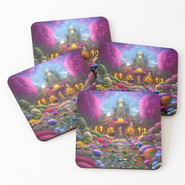 Item preview, Whimsical Garden Filled with Flowers designed and sold by Queen1120.