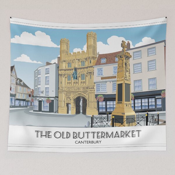 Item preview, Mercado de mantequilla de Canterbury designed and sold by CanterburyArt.
