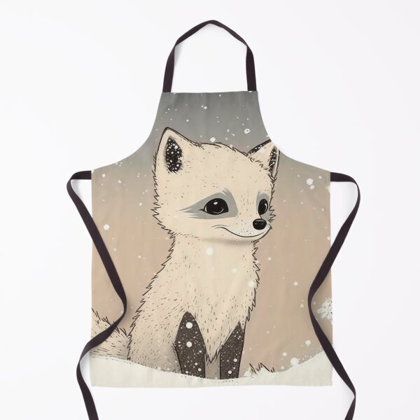 Item preview, Arctic Fox Cub in the Snow - Cute and Fun Design designed and sold by madtoyman.