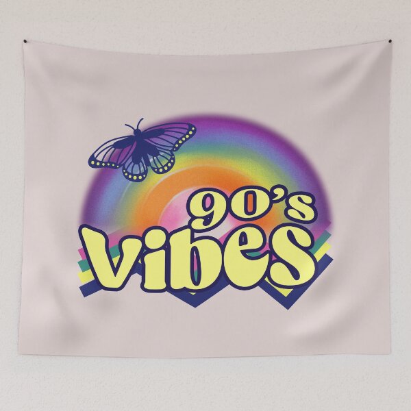 Item preview, 90 S Vibes Retro Rainbow Paint designed and sold by SunfullyYours.