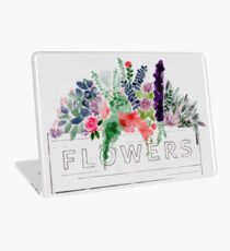 Watercolor Flower Box Laptop Skin
