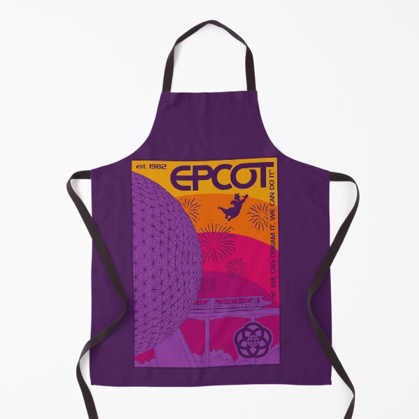 Item preview, Epcot - Retro Rainbow Figment Fireworks - poster designed and sold by Cammi Friederichs.