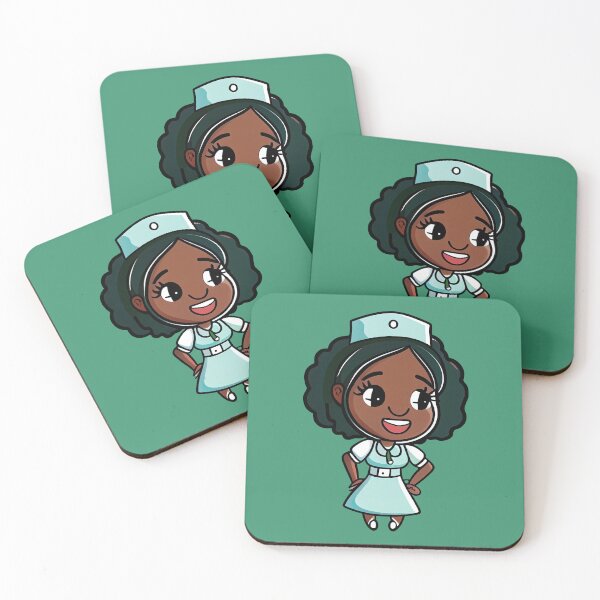 Item preview, Cute African American Nurse designed and sold by schizarty.